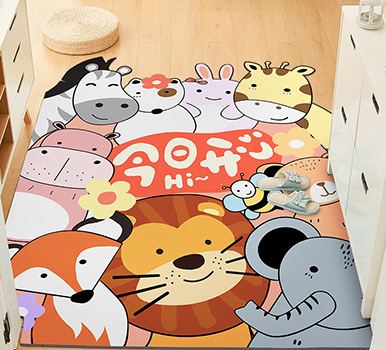 Imitation rabbit fur carpet wholesale from Tianjin Wuqing